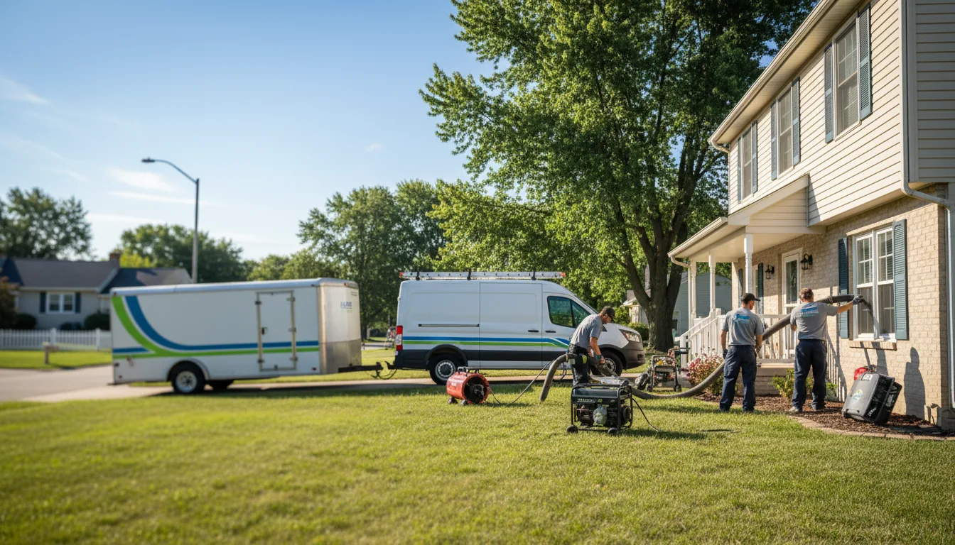 Flooded Basement Restoration And Cleanup With Repair in Mount Pleasant, WI near me